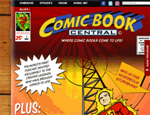 Tablet Screenshot of comicbookcentral.net